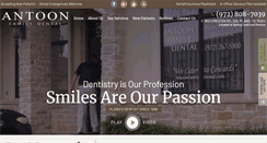 Desktop Screenshot of antoonfamilydental.com